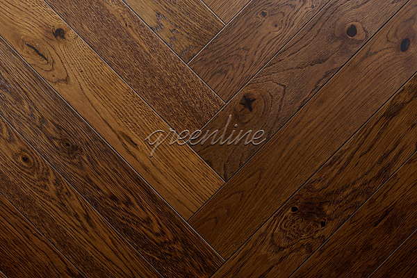 Инженерная доска Greenline Английская ёлка Matte 406 Дуб Виамала 520/125мм