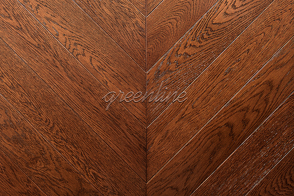 Инженерная доска Greenline Французская ёлка Deluxe 130 Дуб Леон 590/110мм