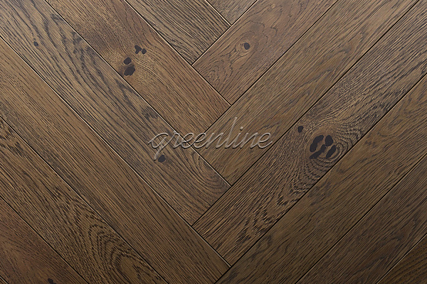 Инженерная доска Greenline Английская ёлка Matte 411 Дуб Мичиган 620/125мм