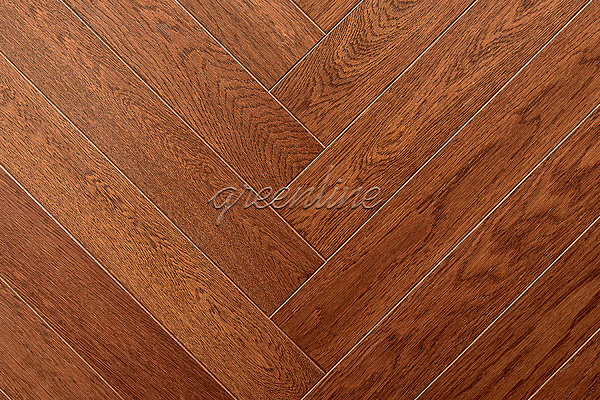 Инженерная доска Greenline Английская ёлка Deluxe 141 Дуб Майорка 620/125мм